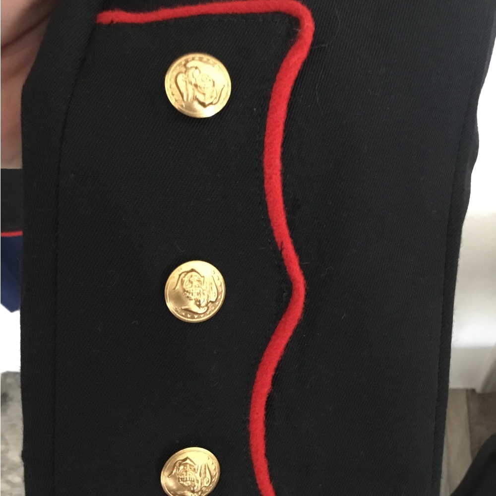 Marine Corps dress blue uniform set jacket size 39 long - Picture 5 of 8
